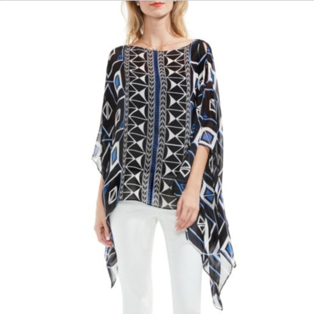 Vince Camuto NWT Sheer Nairobi Poncho with Cami